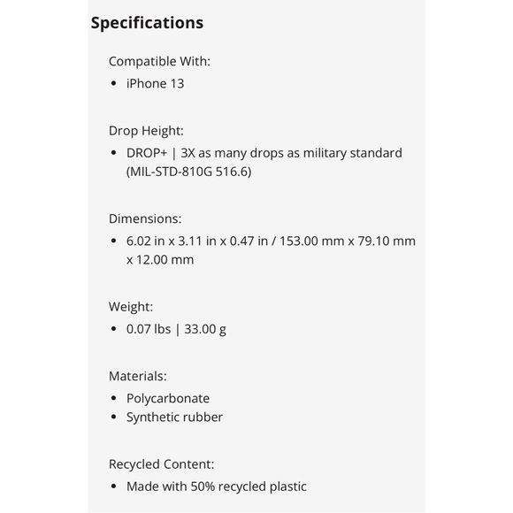 iPhone 13 Otterbox Symmetry Series Case * Renaissance Pink - Picture 6 of 6